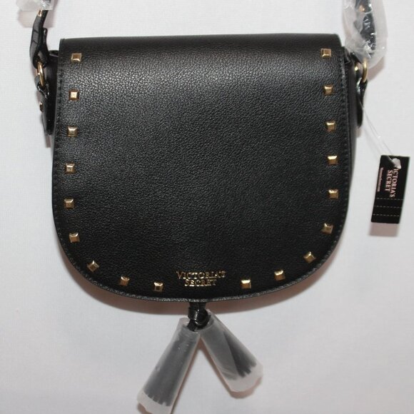 NWT Victoria Secret Black Crossbody Bag - Picture 2 of 16
